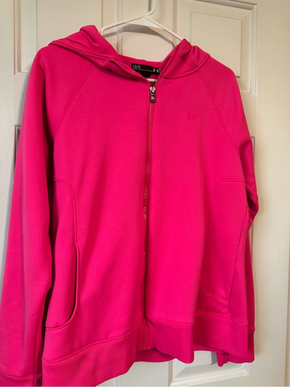 Under Armour Hot Pink Full-Zip Hooded Jacket